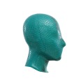 Serpentine Texture Teal Silicone Hood