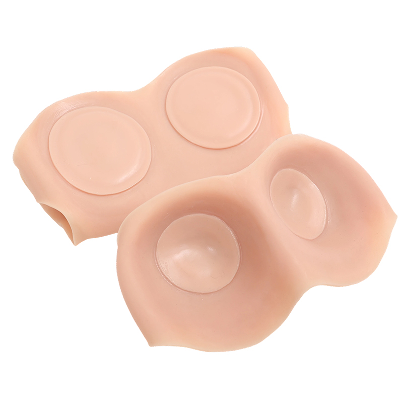 D Cup Tube Top Breast Forms – Inner Groove Splayed Fit