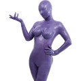 Mystique Neon Purple Silicone Bodysuit