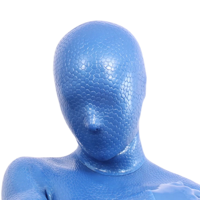 Mystique Neon Blue Silicone Hood