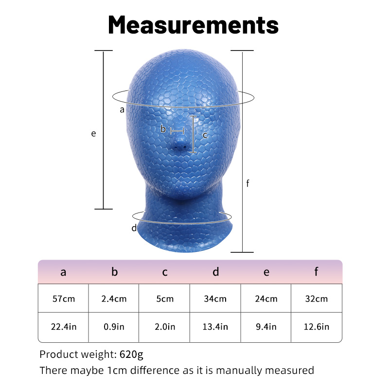 Mystique Neon Blue Silicone Hood