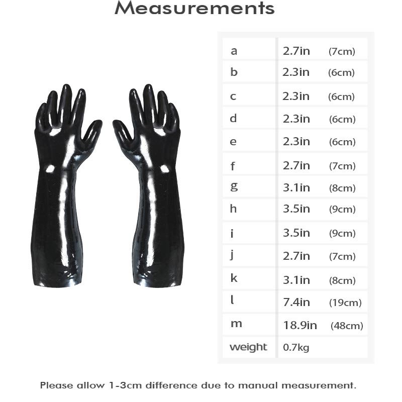 Glossy Silicone Gloves
