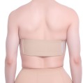 D Cup Tube Top Breast Forms without Nipple – Velcro Back Closure 
