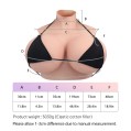 H Cup Silicone Breast Forms – Dimpled Nipple Edition
