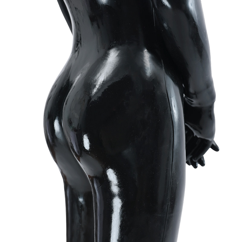 Glossy C Cup Silicone Bodysuit – Small