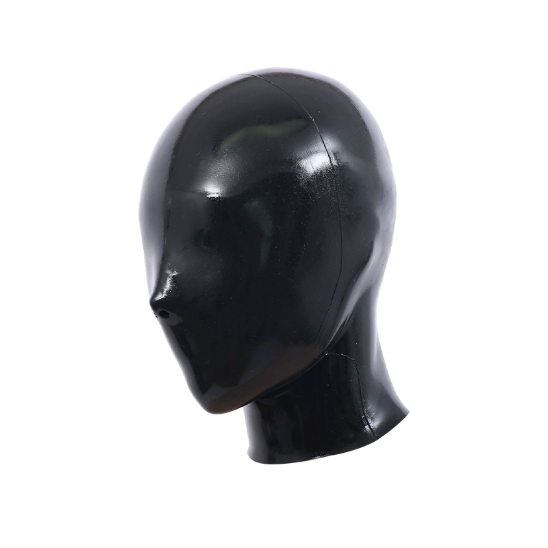 Glossy Silicone Full-Face Hood