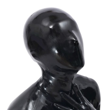 Glossy Silicone Full-Face Hood