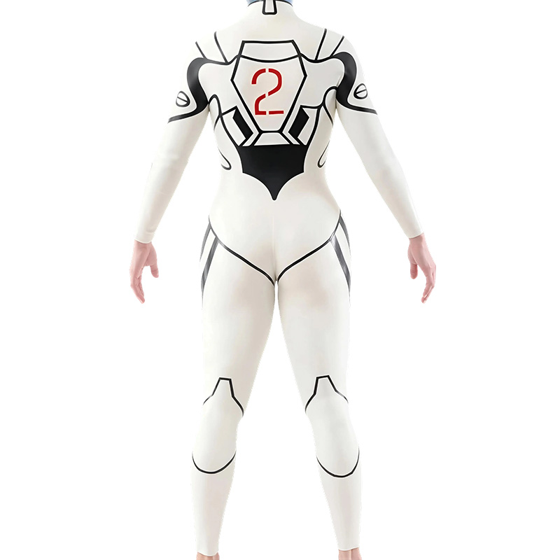 Asuka Upgraded White D Cup Silicone Bodysuit
