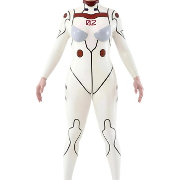 Asuka Upgraded White D Cup Silicone Bodysuit