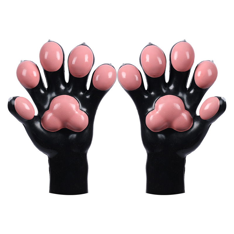 Glossy Silicone Furry Paws