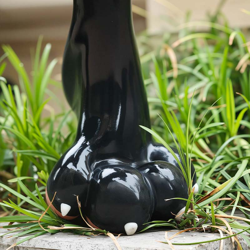 Glossy Silicone Furry Feet Paws