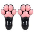 Glossy Silicone Furry Feet Paws