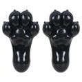 Glossy Silicone Furry Feet Paws