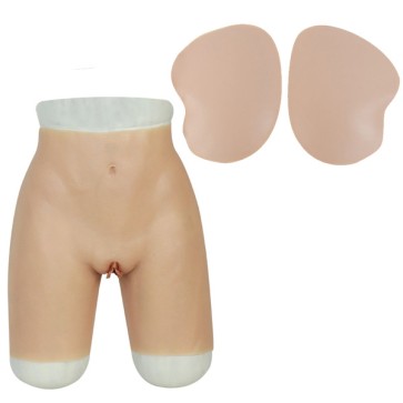 Fake Vagina Pant with Anal Hole + Medium Silicone Hip Pads