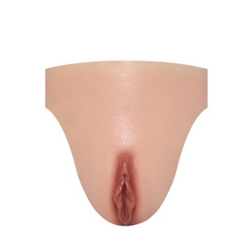 Large Fake Silicone Vagina Thong