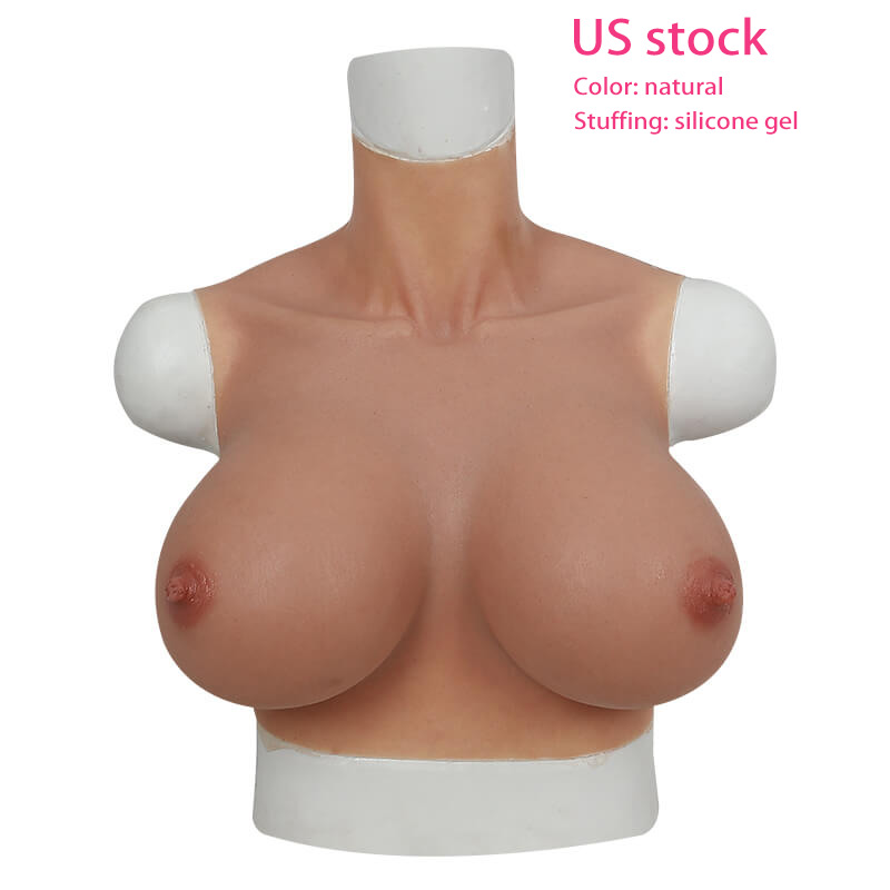 G Cup Breast East West Shape
