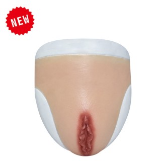 Large Fake Silicone Vagina Thong X3