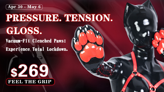 Silicone Vacuum Clenched Fist Paws